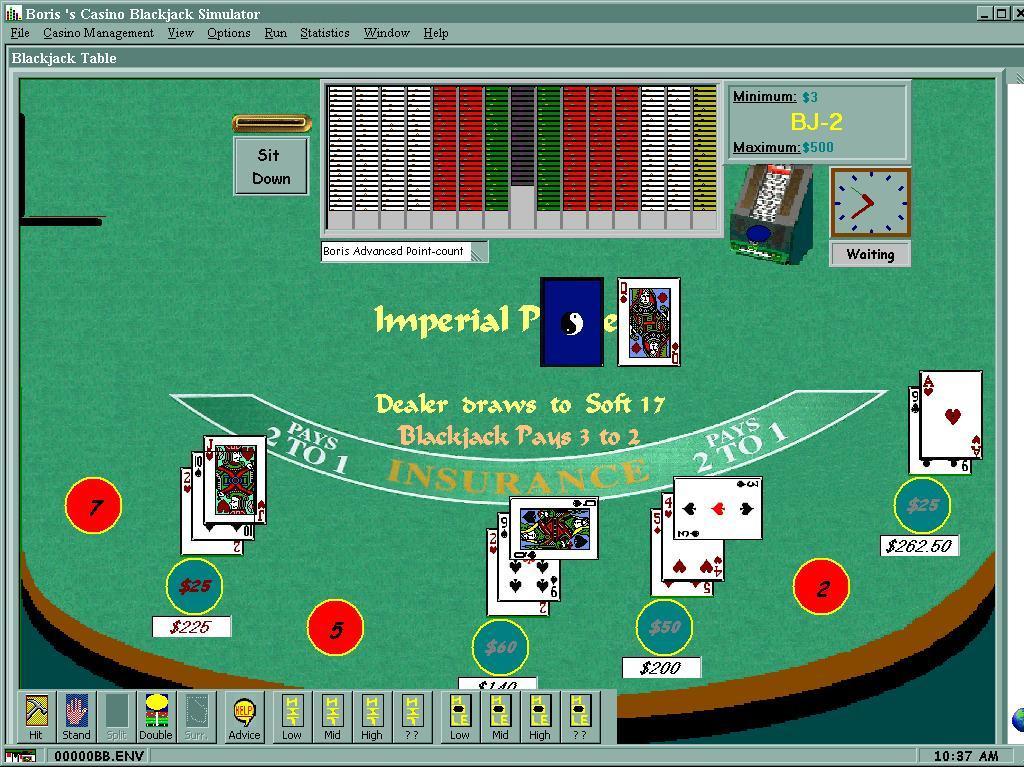 Boris' new Blackjack Table